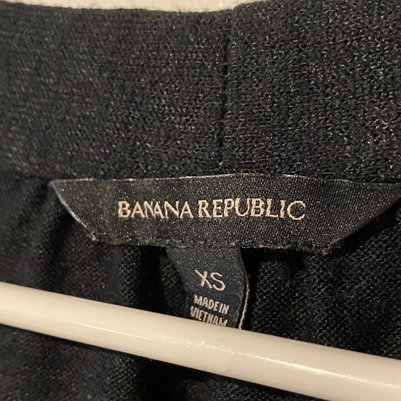 EUC Banana Republic Black Open Front Cardigan XS - Picture 4 of 5